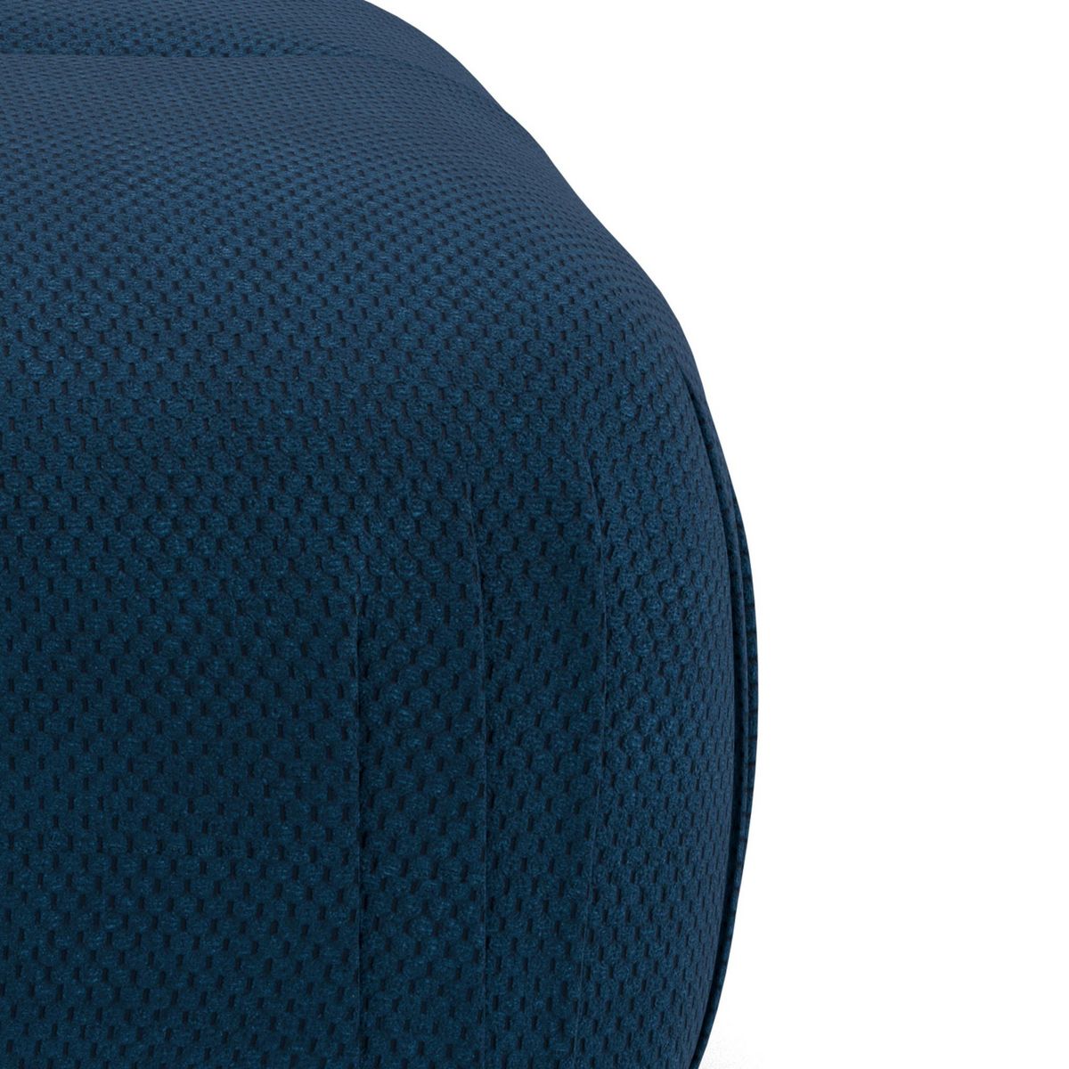 LISA DESIGN Penelope - pouf en velours texturé