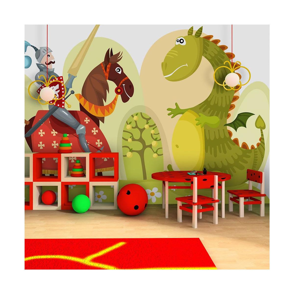 Paris Prix Papier Peint  Dragon & Chevalier