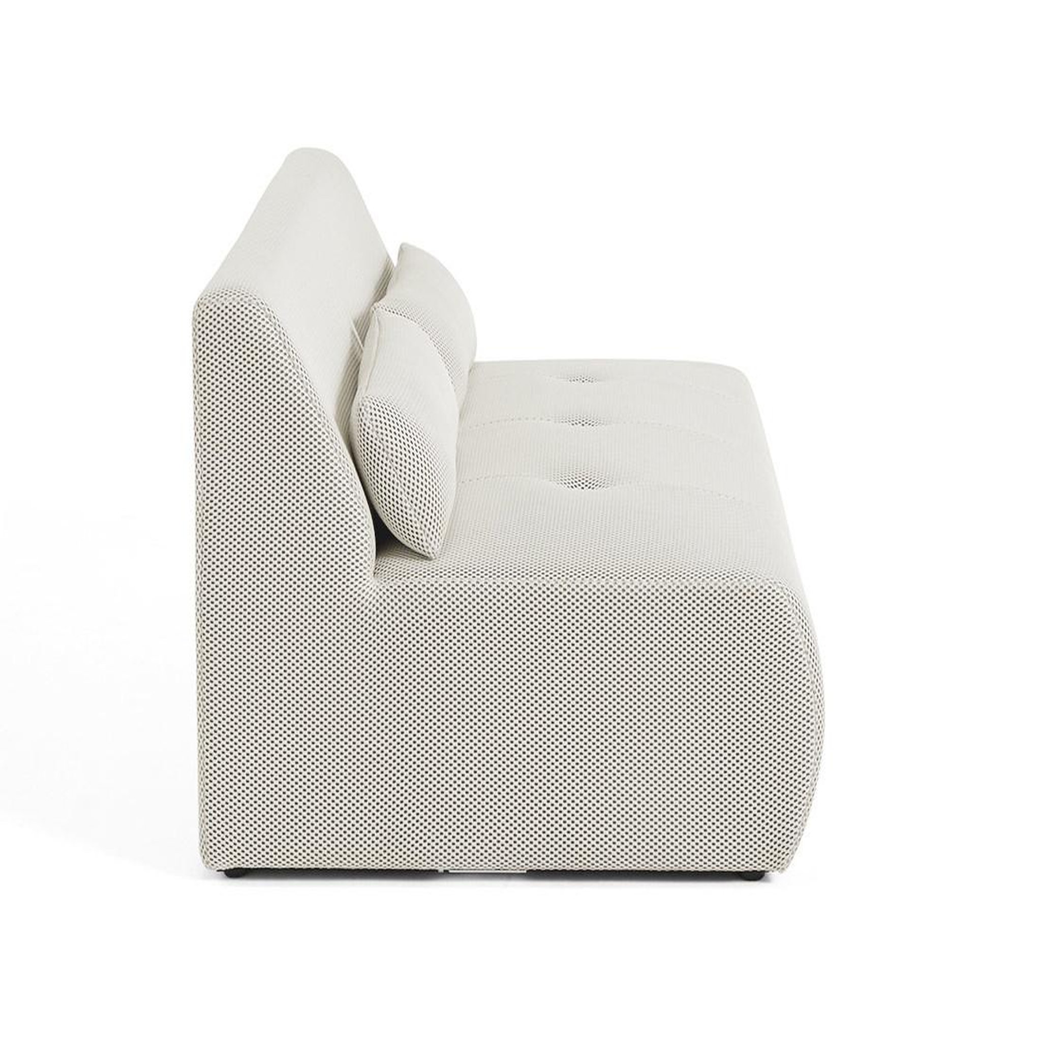 Voir la diapositive 3 : LISA DESIGN Onyx - canapé droit 2 places - en tissu mailles 3d