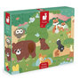 Voir la diapositive 1 : Juratoys-Janod Puzzle Tactile 20 Pieces - Foret