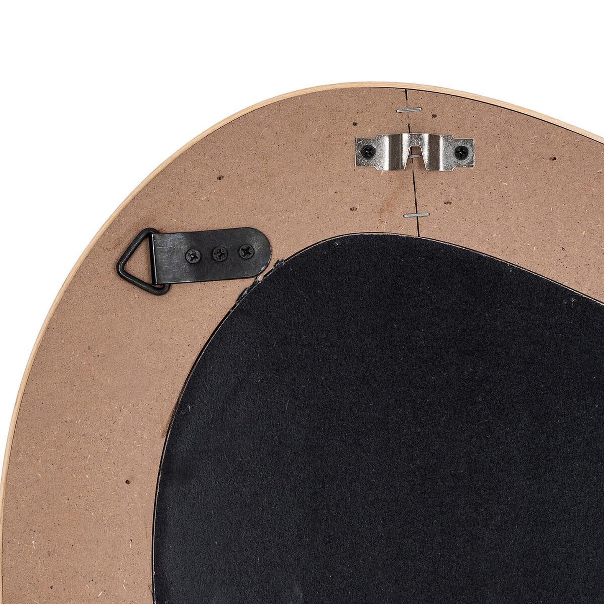 Voir la diapositive 3 : ATMOSPHERA Miroir mural organique  kim  179cm naturel