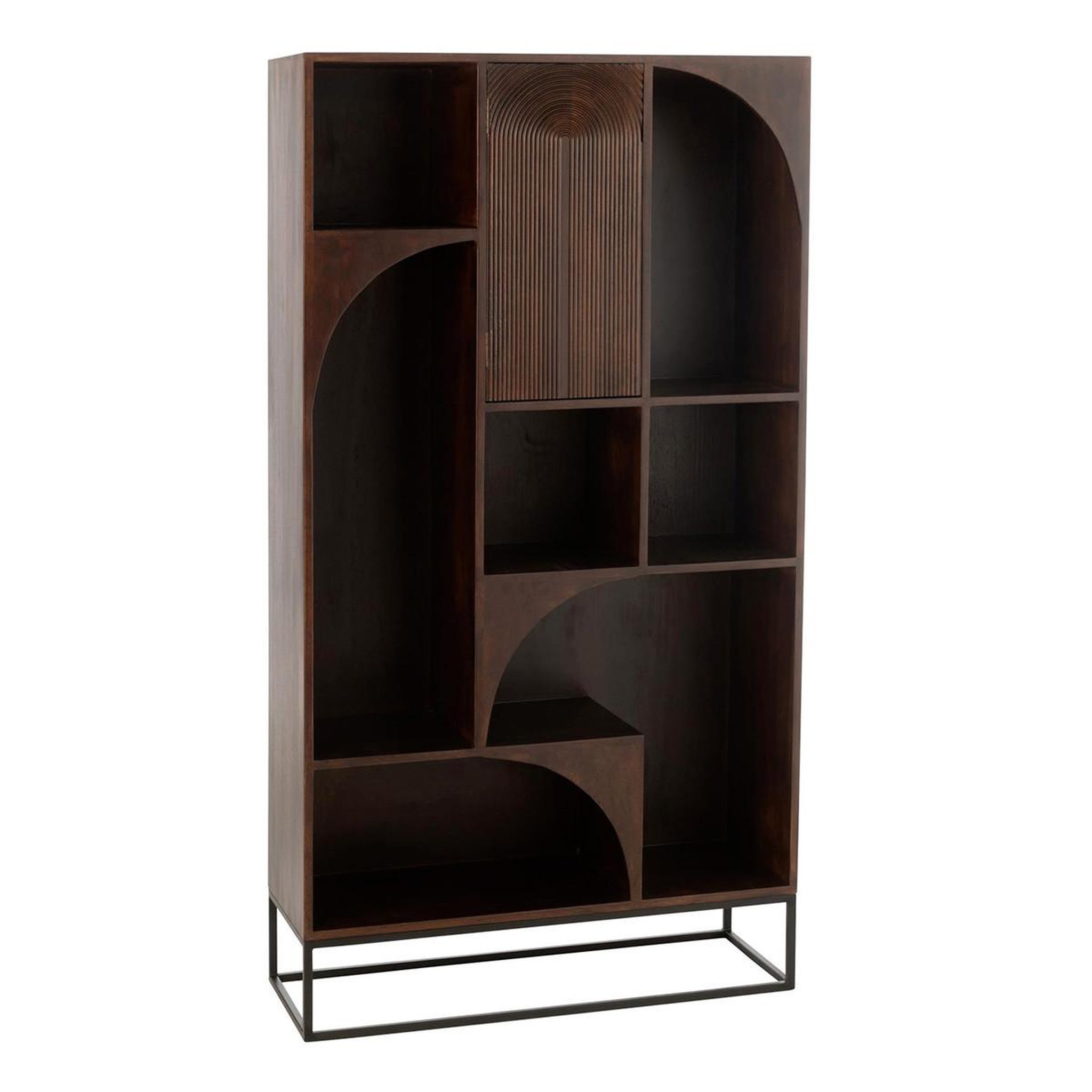 J-LINE Étagère Design en Bois  Mode  168cm Marron