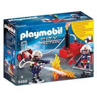 71193 - Playmobil City Action - Caserne de pompiers transportable Playmobil  : King Jouet, Playmobil Playmobil - Jeux d'imitation & Mondes imaginaires
