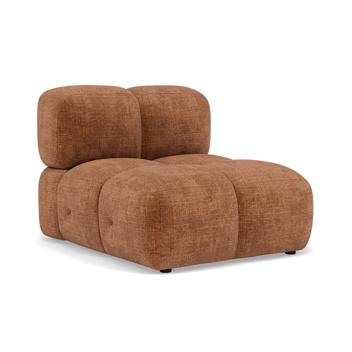 LISA DESIGN Grace - module d'assise en velours texturé