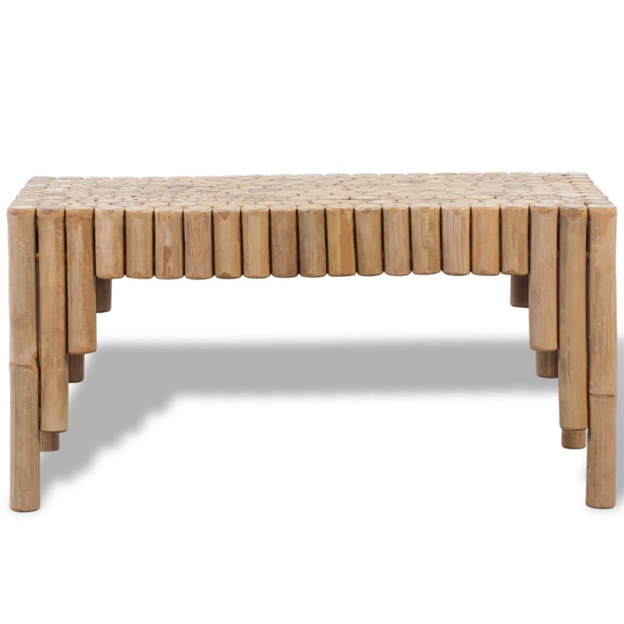 Voir la diapositive 2 : VIDAXL Table basse Bambou