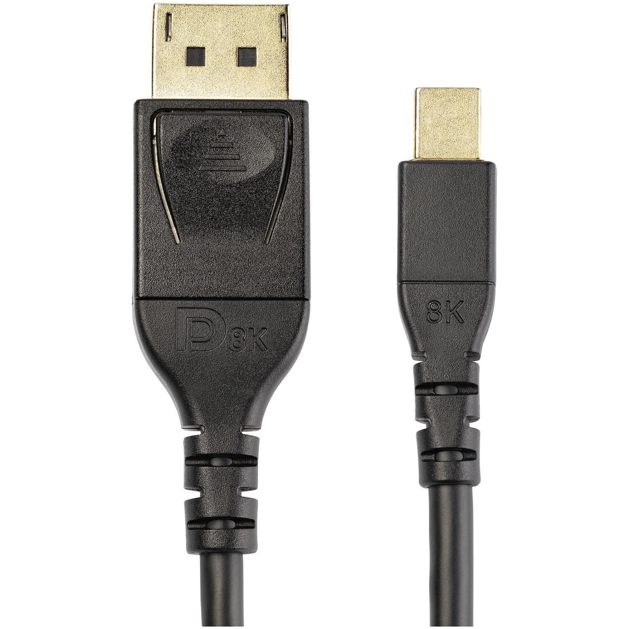 Voir la diapositive 3 : Startech Startech.com câble 2m certifié vesa mini displayport vers displayport 1.4 - 8k 60hz hbr3 hdr - super uhd mdp vers dp 1.4 - ultra hd 4k 120hz diamètre fin (34 awg) - câble écran/moniteur