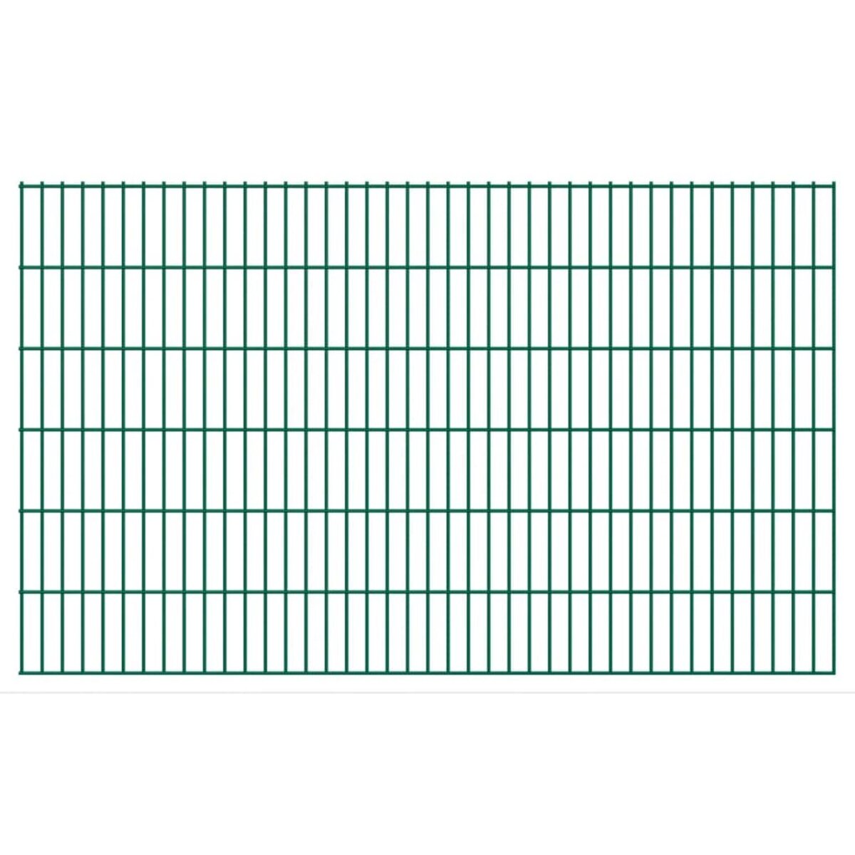 VIDAXL Panneaux de cloture de jardin 2D 2,008x1,23 m 38 m total Vert