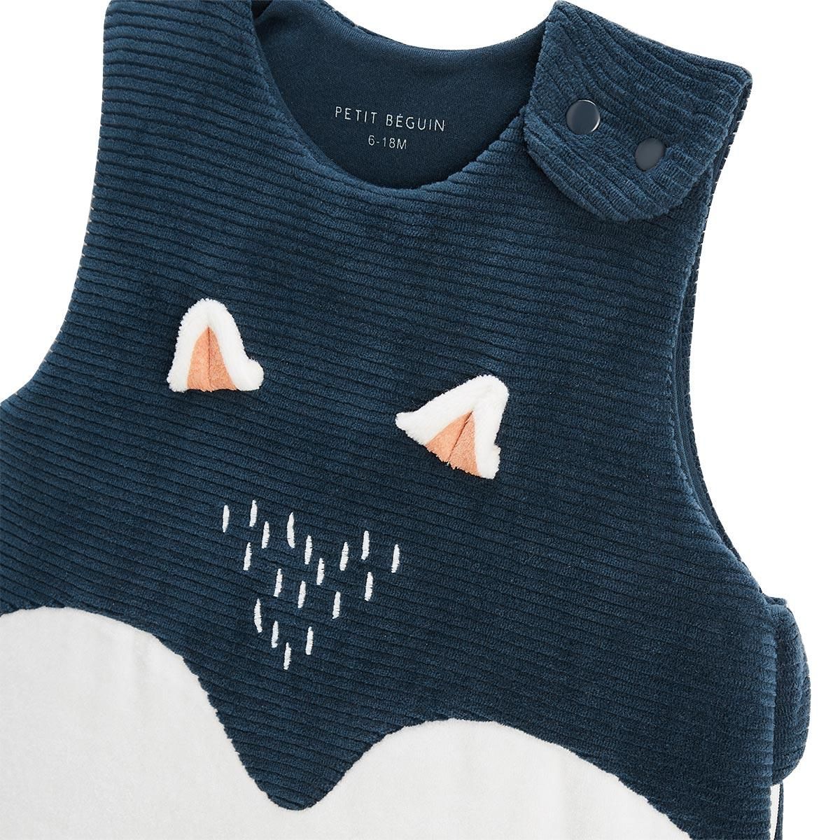 Petit Béguin Gigoteuse d'hiver en velours Cirque d'automne