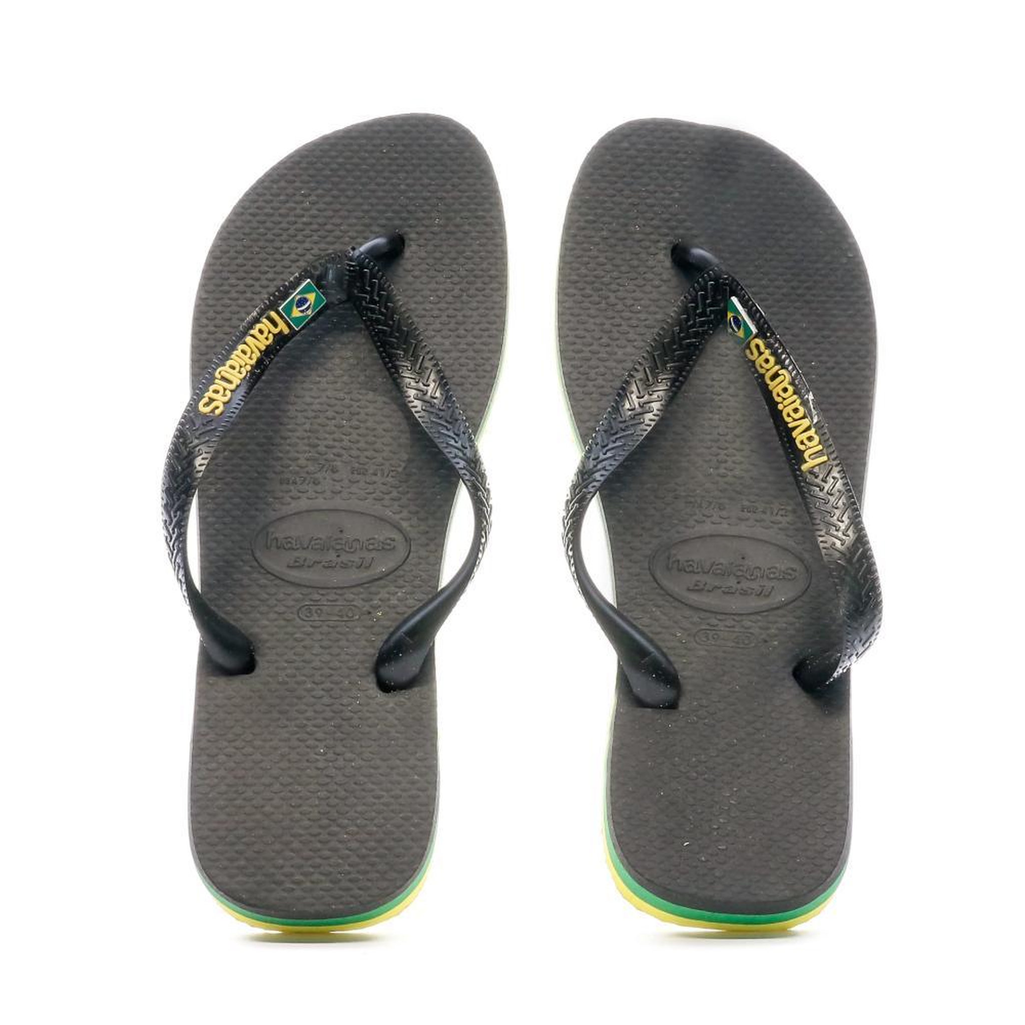Voir la diapositive 4 : HAVAIANAS Tongs Noir Homme Havaianas Brasil Layers