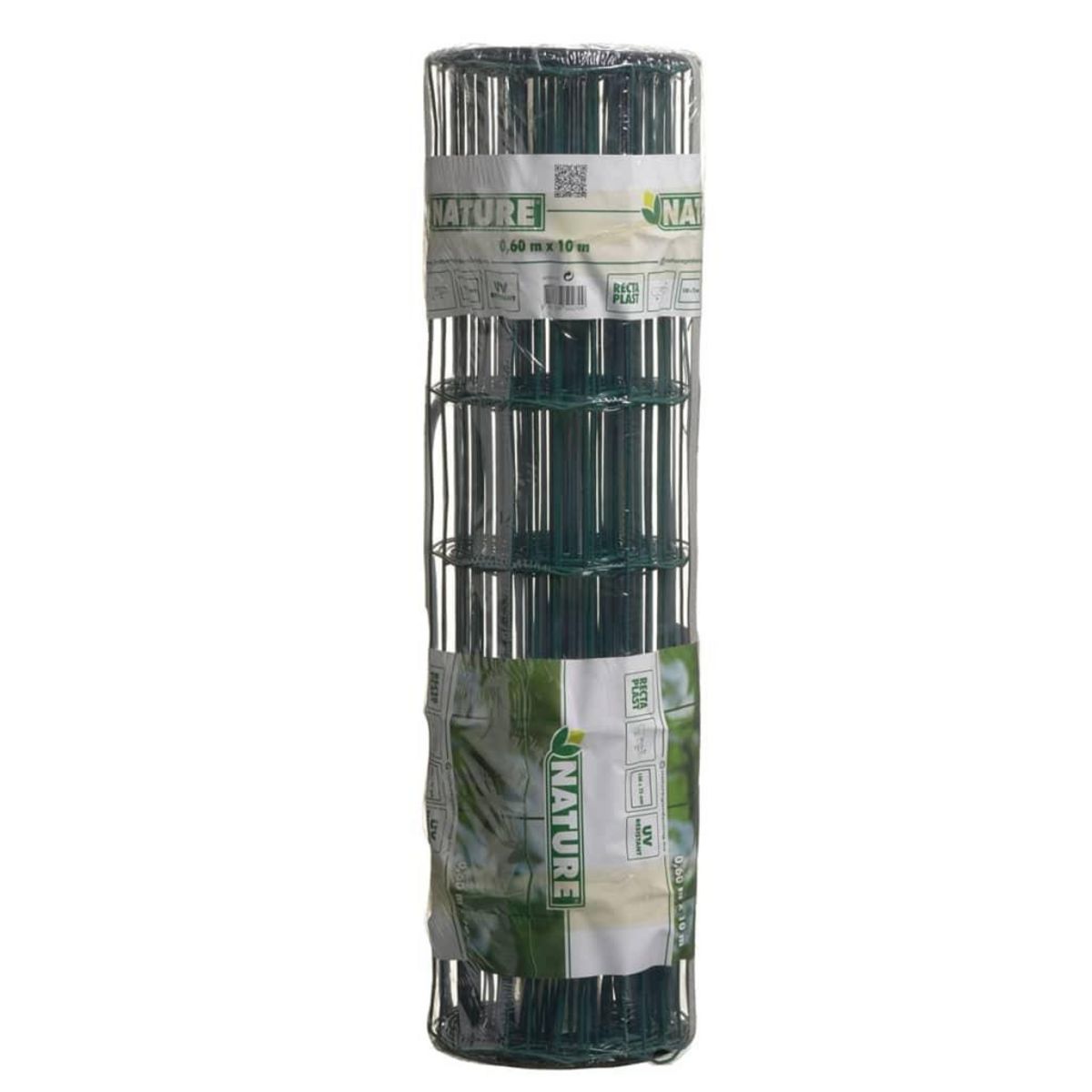NATURE Nature Grillage metallique rectangulaire 0,6 x 10 m Vert