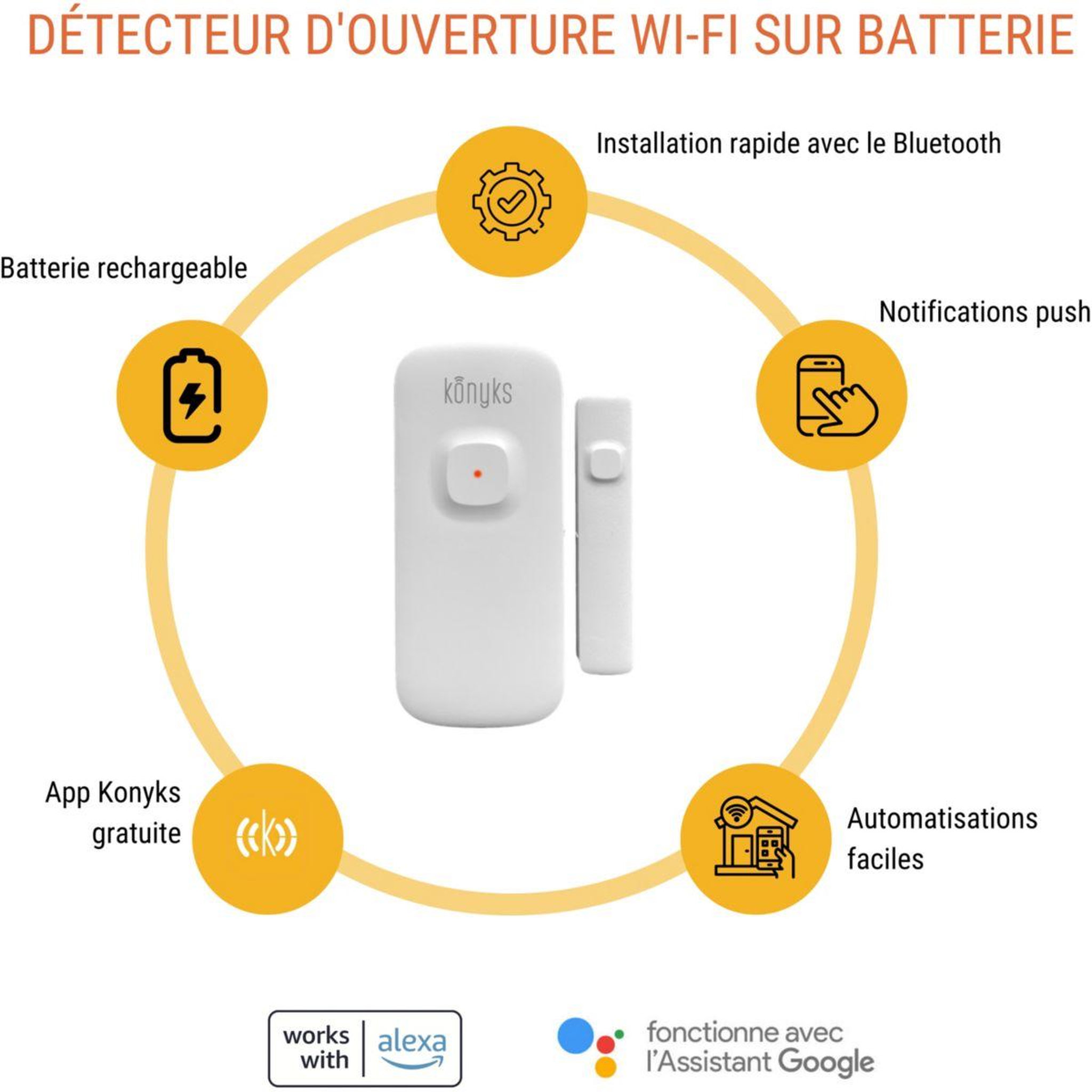 Voir la diapositive 4 : KONYKS Détecteur d'ouverture Senso Charge 2