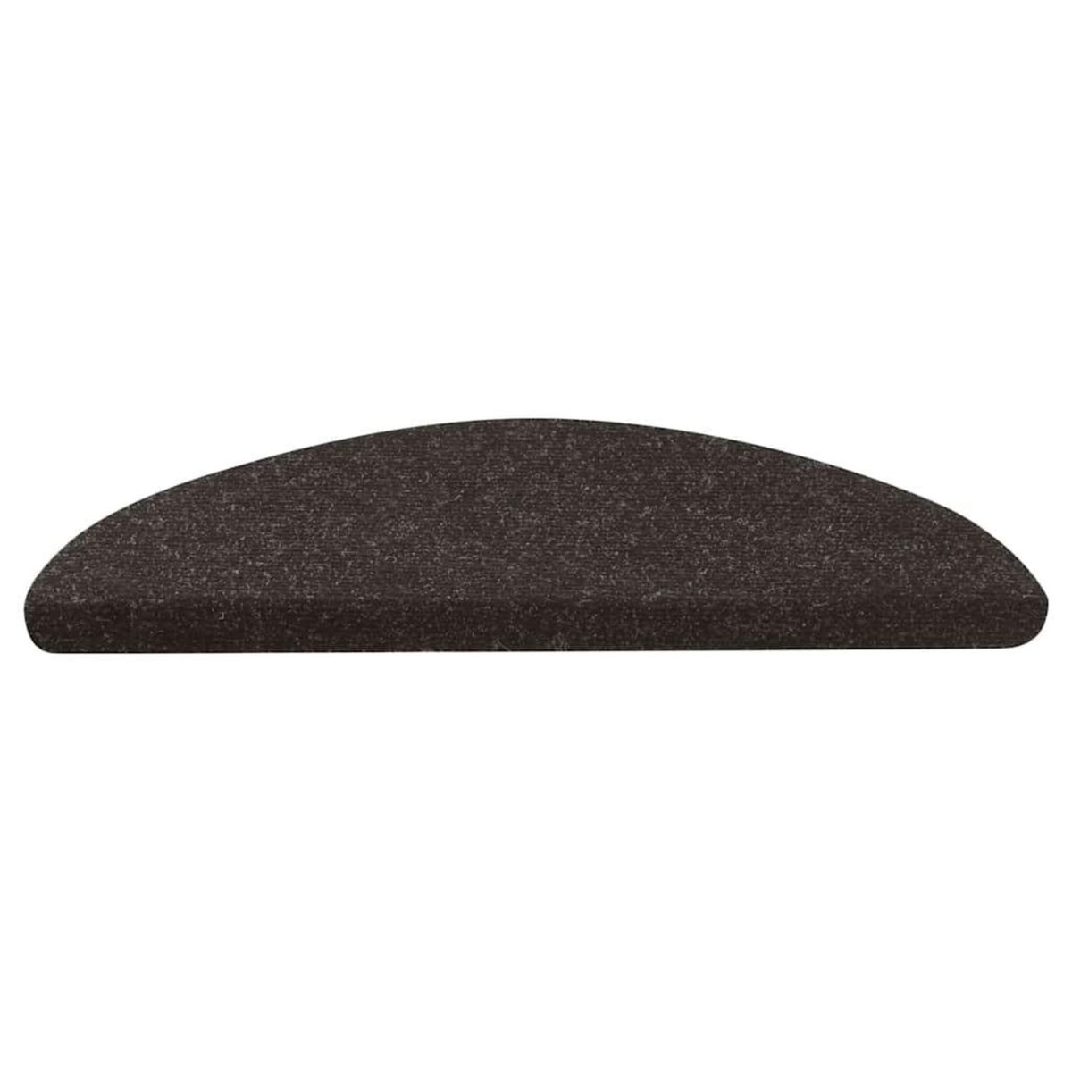 VIDAXL Tapis d'escalier auto-adhesifs 20 pcs noir 56x17x3 cm