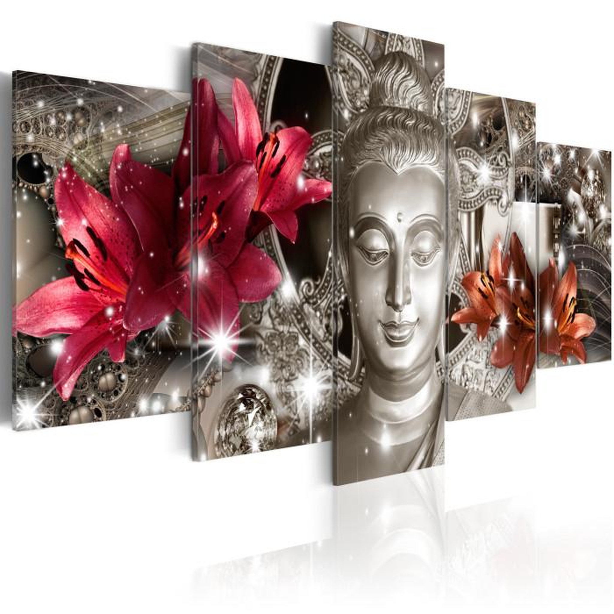 Paris Prix Tableau Imprimé  Contemplation D'argent. Coloris disponibles : Multicolore