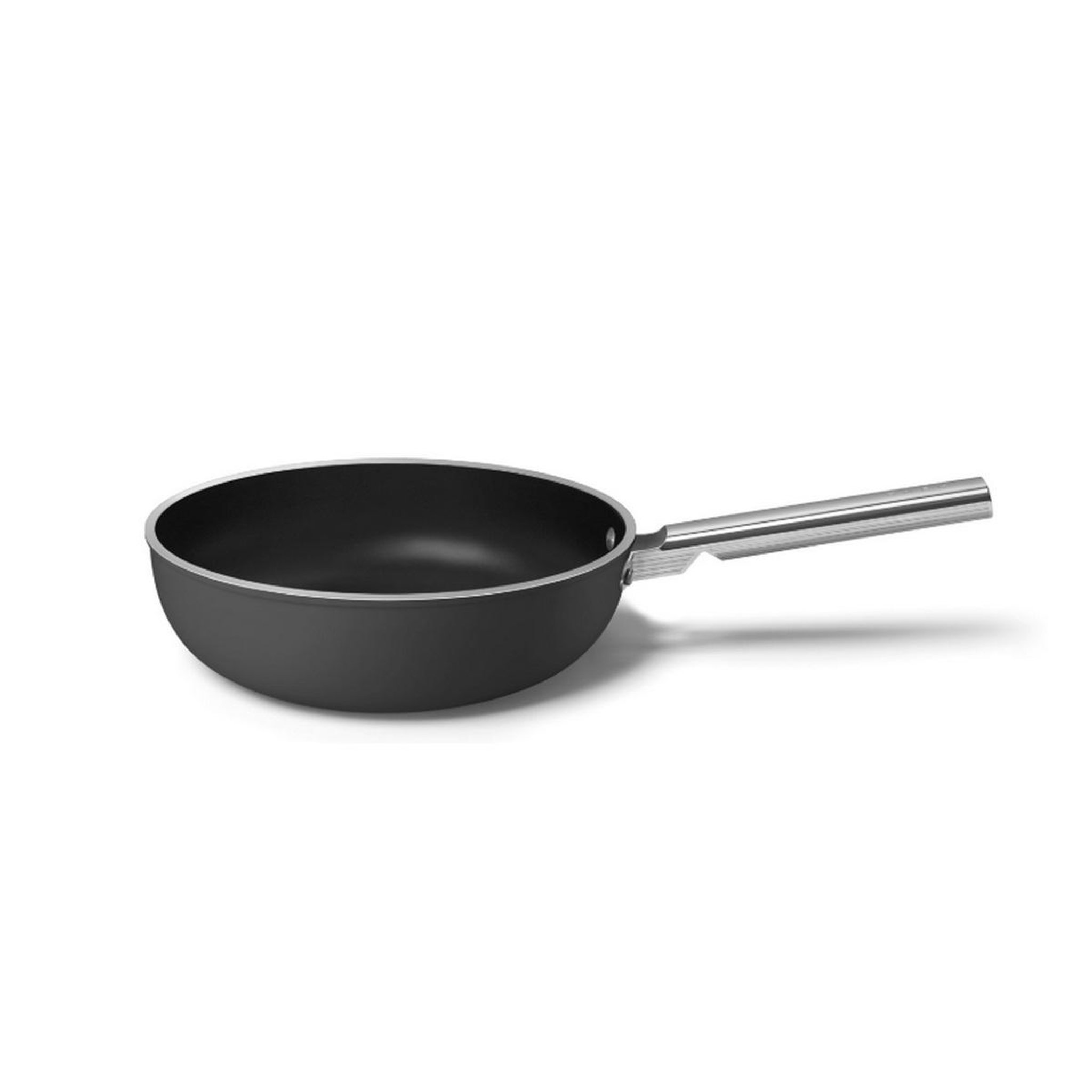 Voir la diapositive 2 : SMEG Poêle wok 30cm noir mat - WOF3002BLM