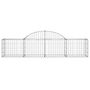 Voir la diapositive 4 : VIDAXL Paniers a gabions arques 14 pcs 200x50x40/60 cm fer galvanise