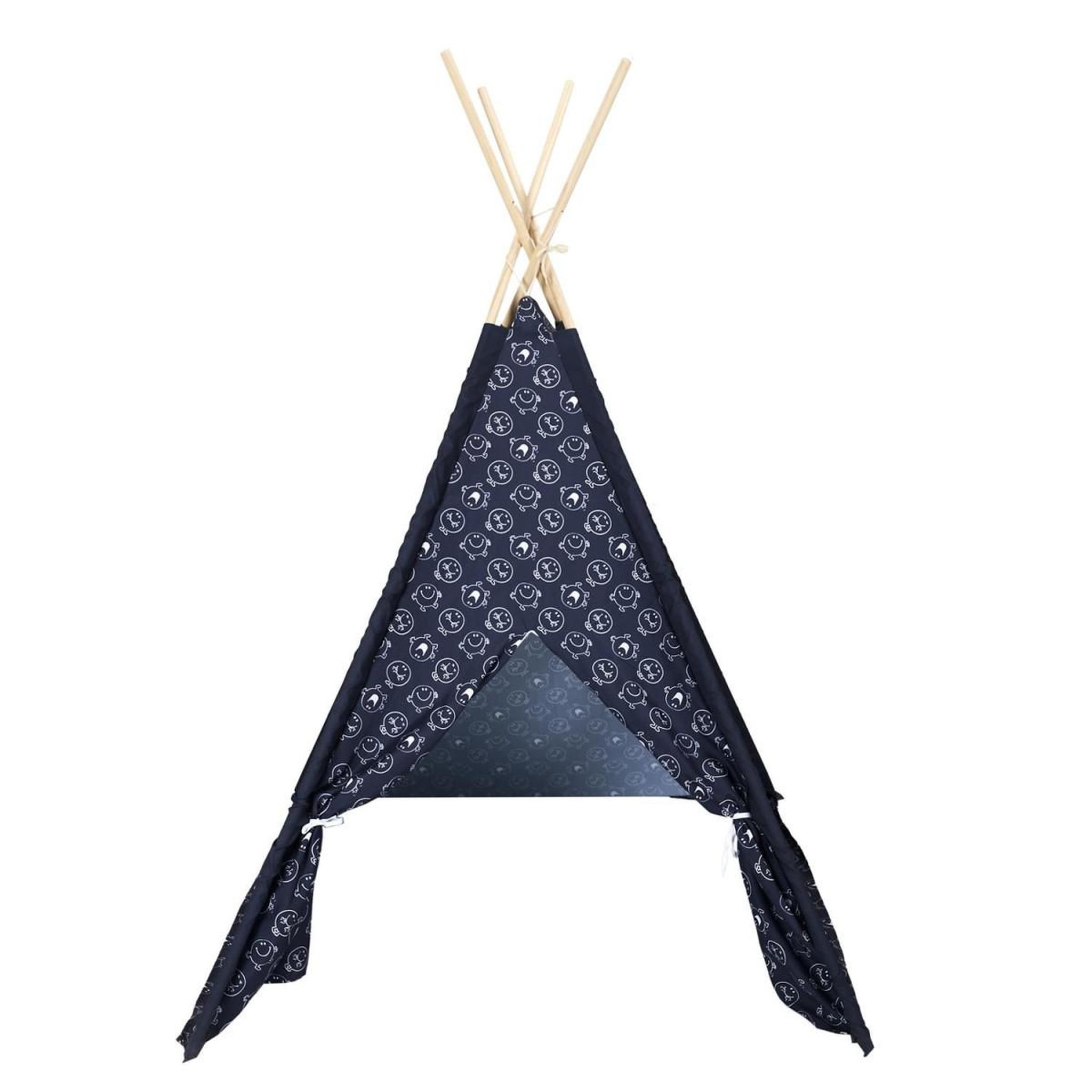 Voir la diapositive 2 : The Home Deco Factory Tipi Enfant  Monsieur Heureux  160cm Bleu