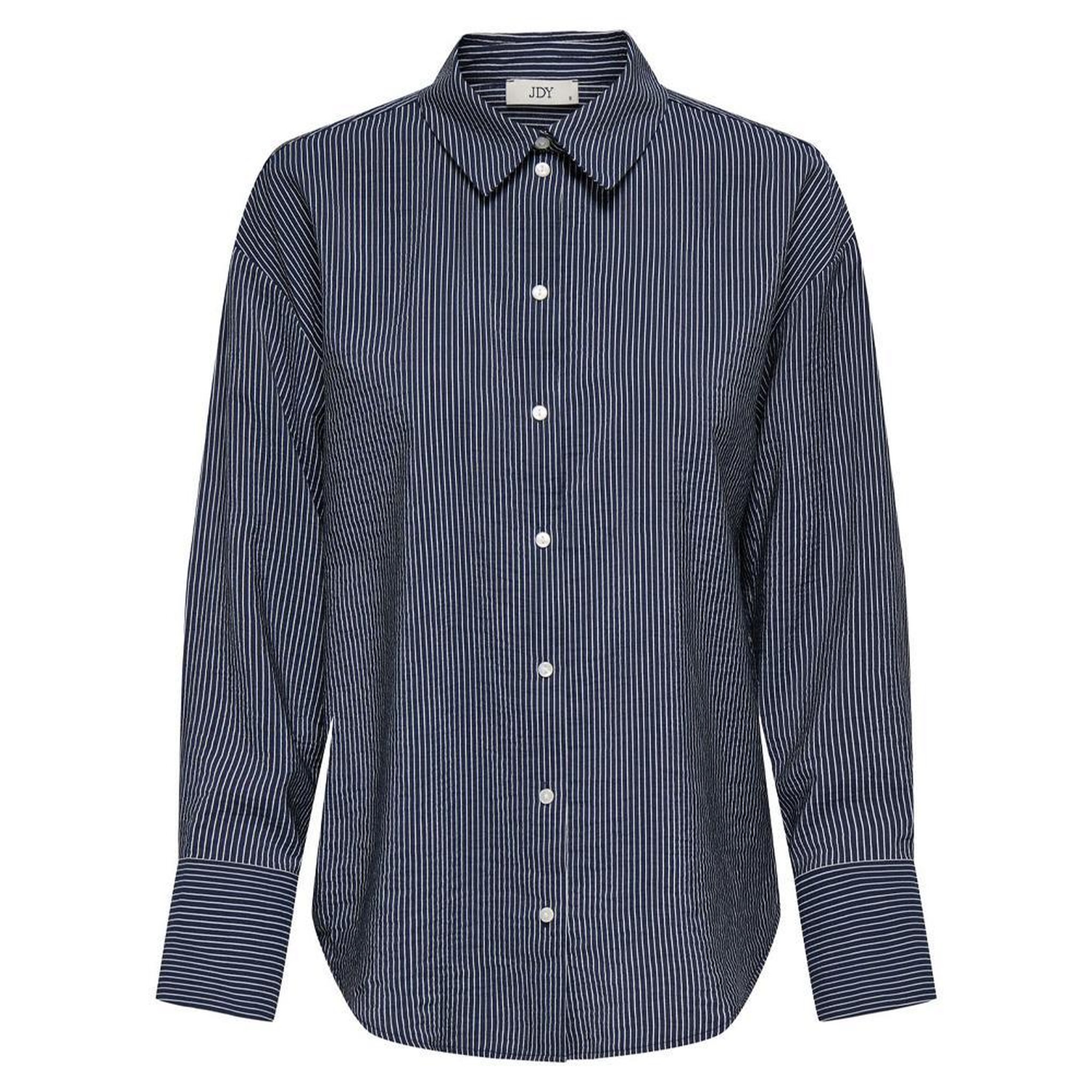JACQUELINE DE YONG Chemise Marine Femme Vero Moda Nora. Coloris disponibles : Bleu