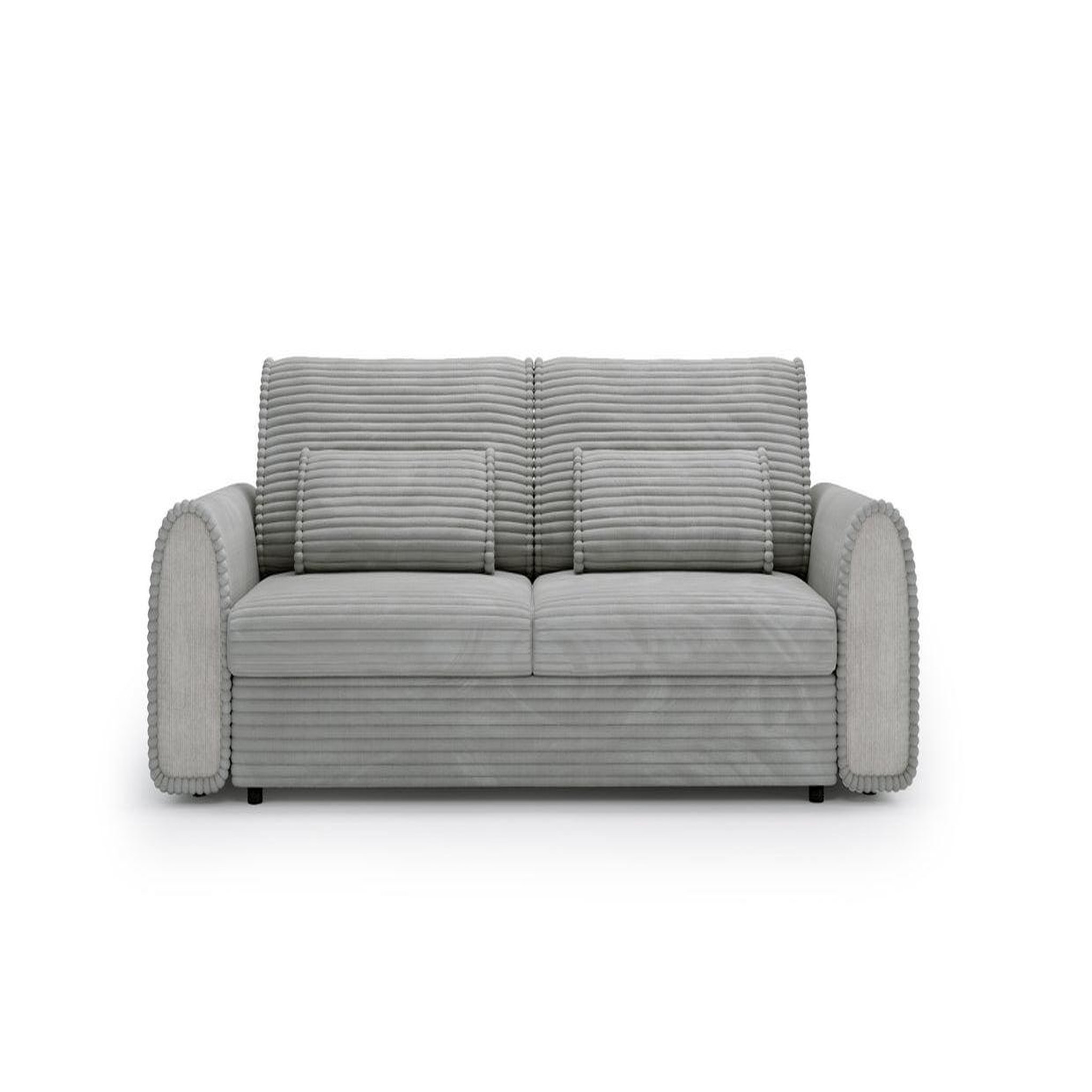 Voir la diapositive 1 : CASANOVA PARIS Bello - canapé droit convertible bi matière 2 places