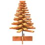 Voir la diapositive 3 : VIDAXL Arbre de Noël en bois pour décoration 80 cm bois de pin massif