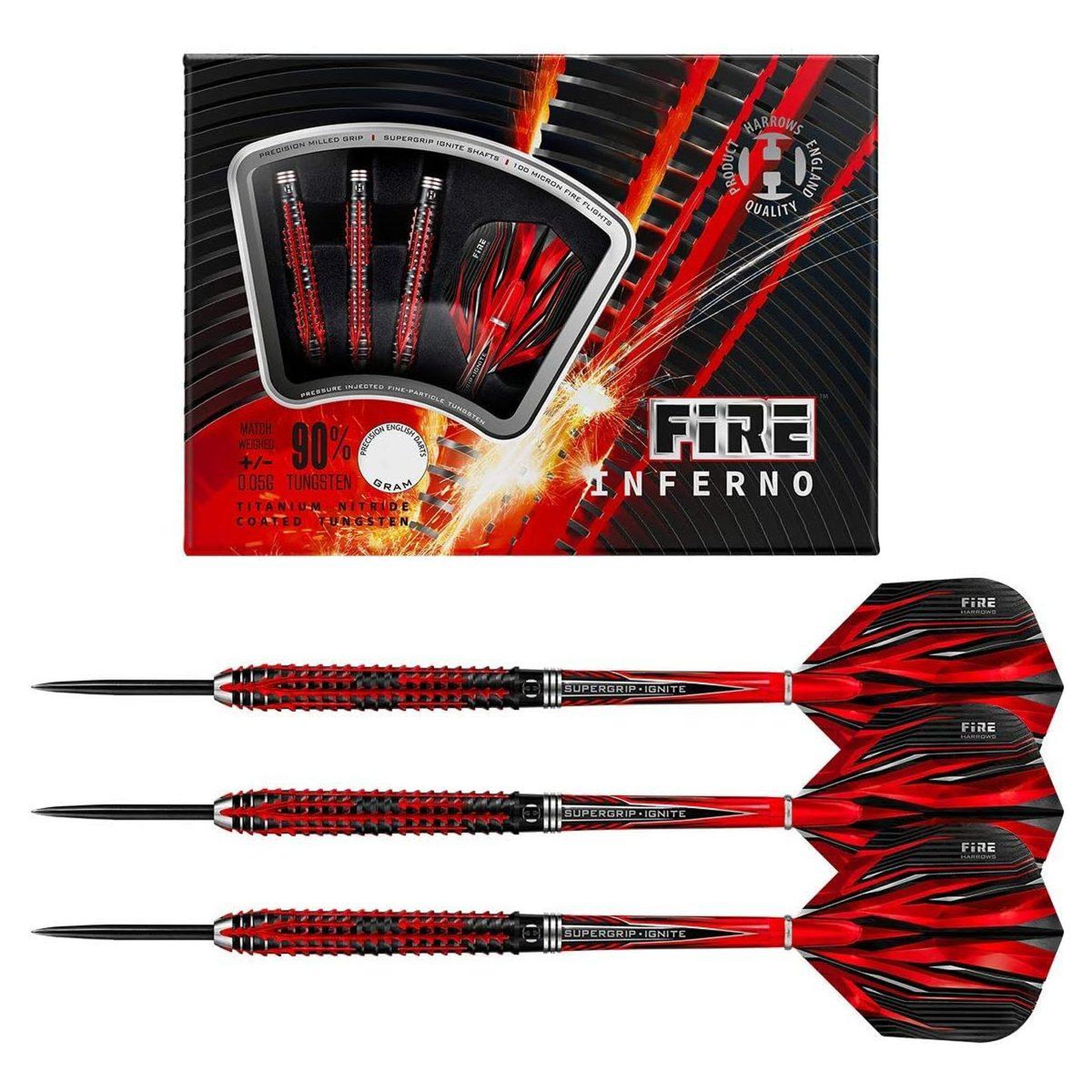 Harrows Fléchettes fire inferno 90 steel 21g r