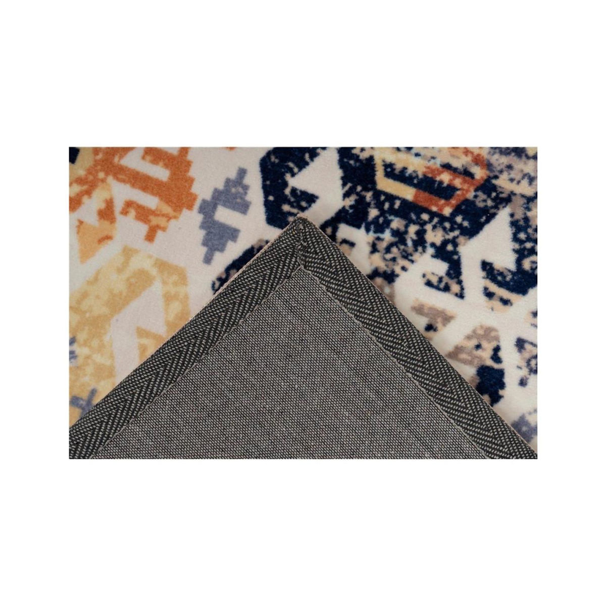 Paris Prix Tapis Tissé Rétro à Poils Courts  Saphira  Beige