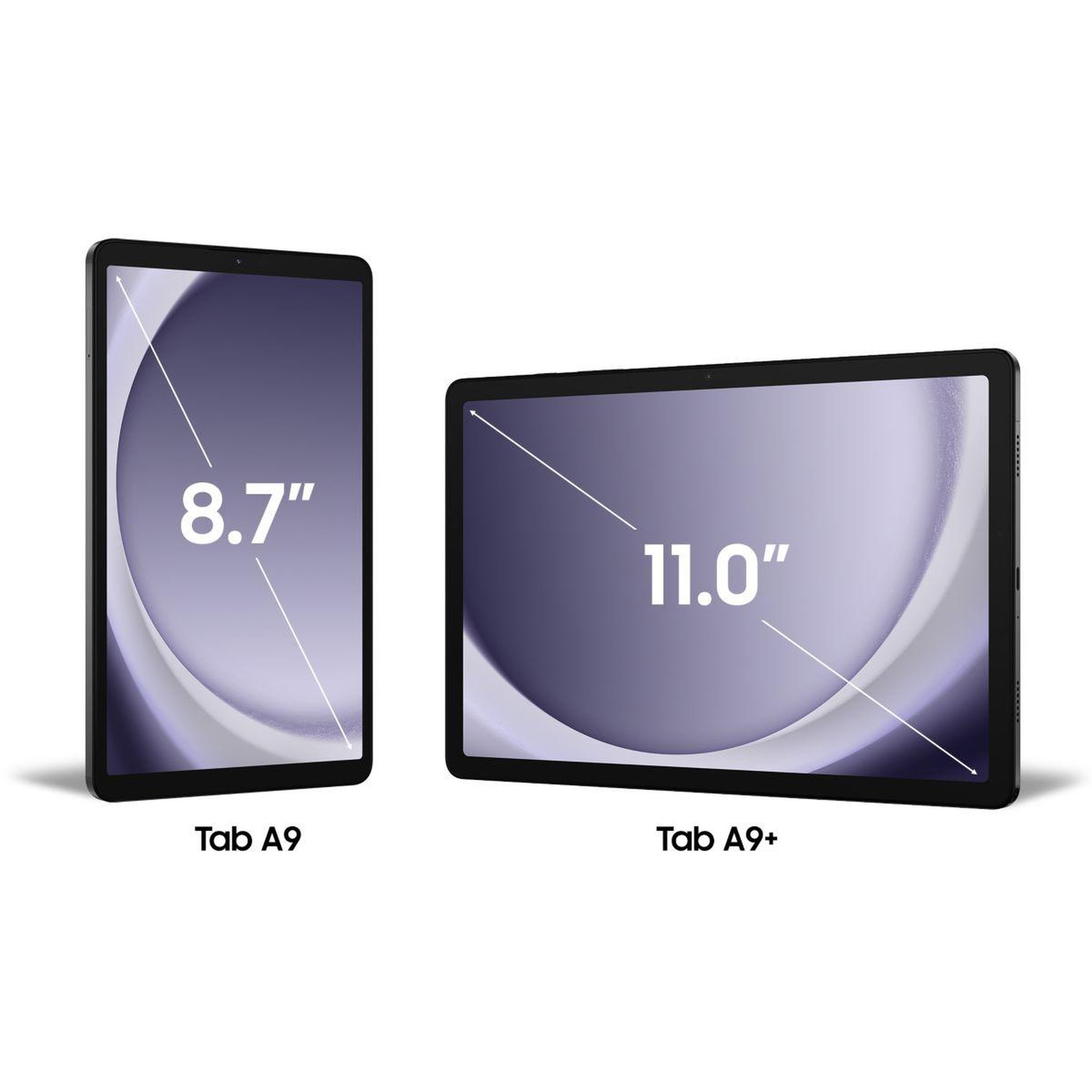 Voir la diapositive 3 : Samsung Tablette Android Galaxy Tab A9+ 256Go Gris 5G
