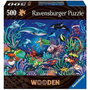 Voir la diapositive 1 : RAVENSBURGER Puzzle Ravensburger Monde marin coloré 500 pièces en bois