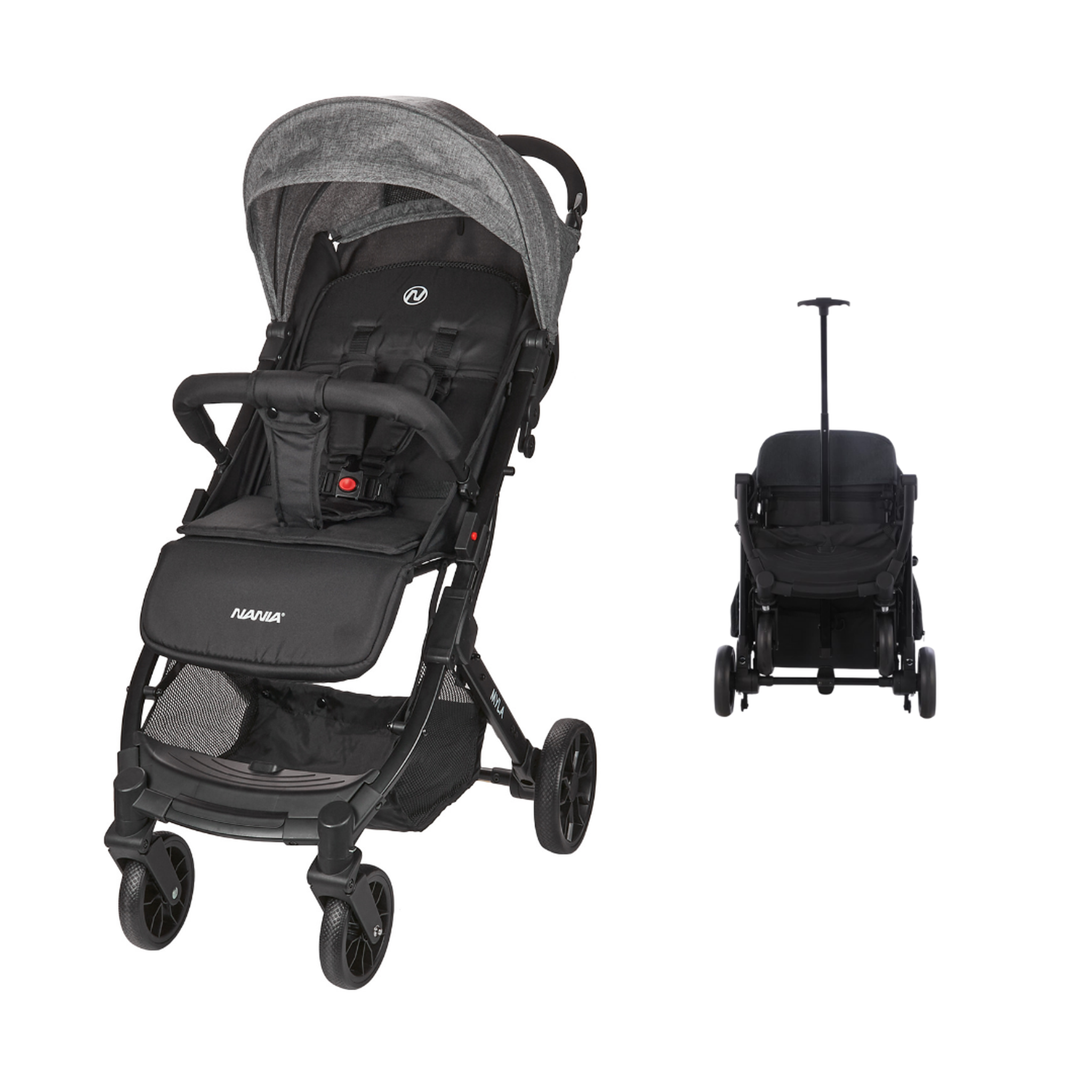 NANIA Nania Myla poussette canne compacte, 0 à 4 ans (22kg max), légère (7,5 kg)  4 avis