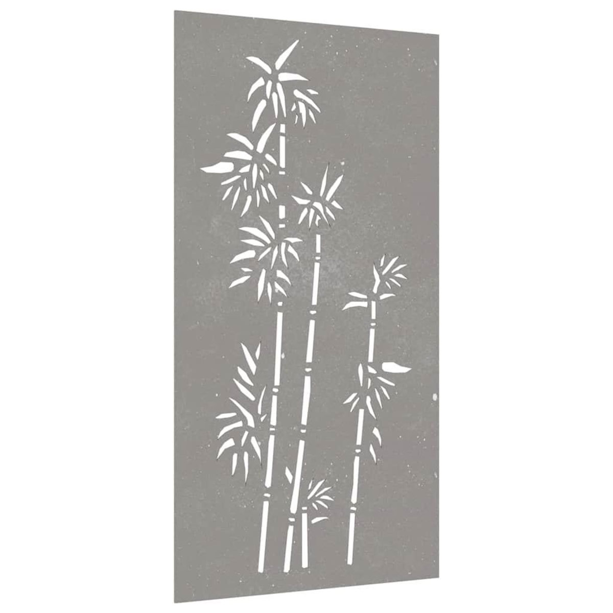 VIDAXL Decoration murale jardin 105x55 cm acier corten design bambou