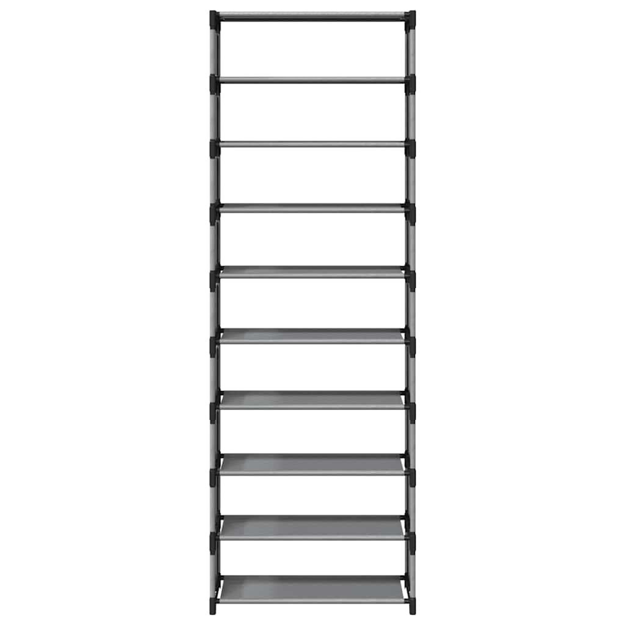 Voir la diapositive 5 : VIDAXL Etagere a chaussures 10 niveaux 54x28x158 cm tissu non-tisse