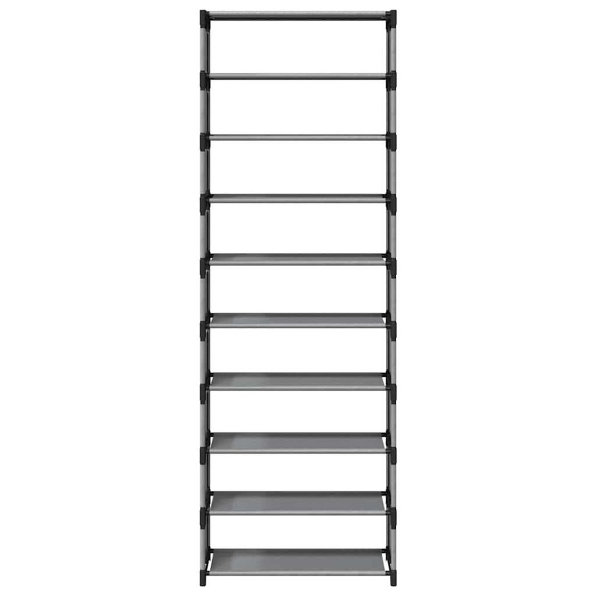 VIDAXL Etagere a chaussures 10 niveaux 54x28x158 cm tissu non-tisse