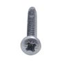 Voir la diapositive 2 :  Vis agglo tête ronde PZ zinguée cruciforme Vissal 3x20 mm  lot de 20 vis