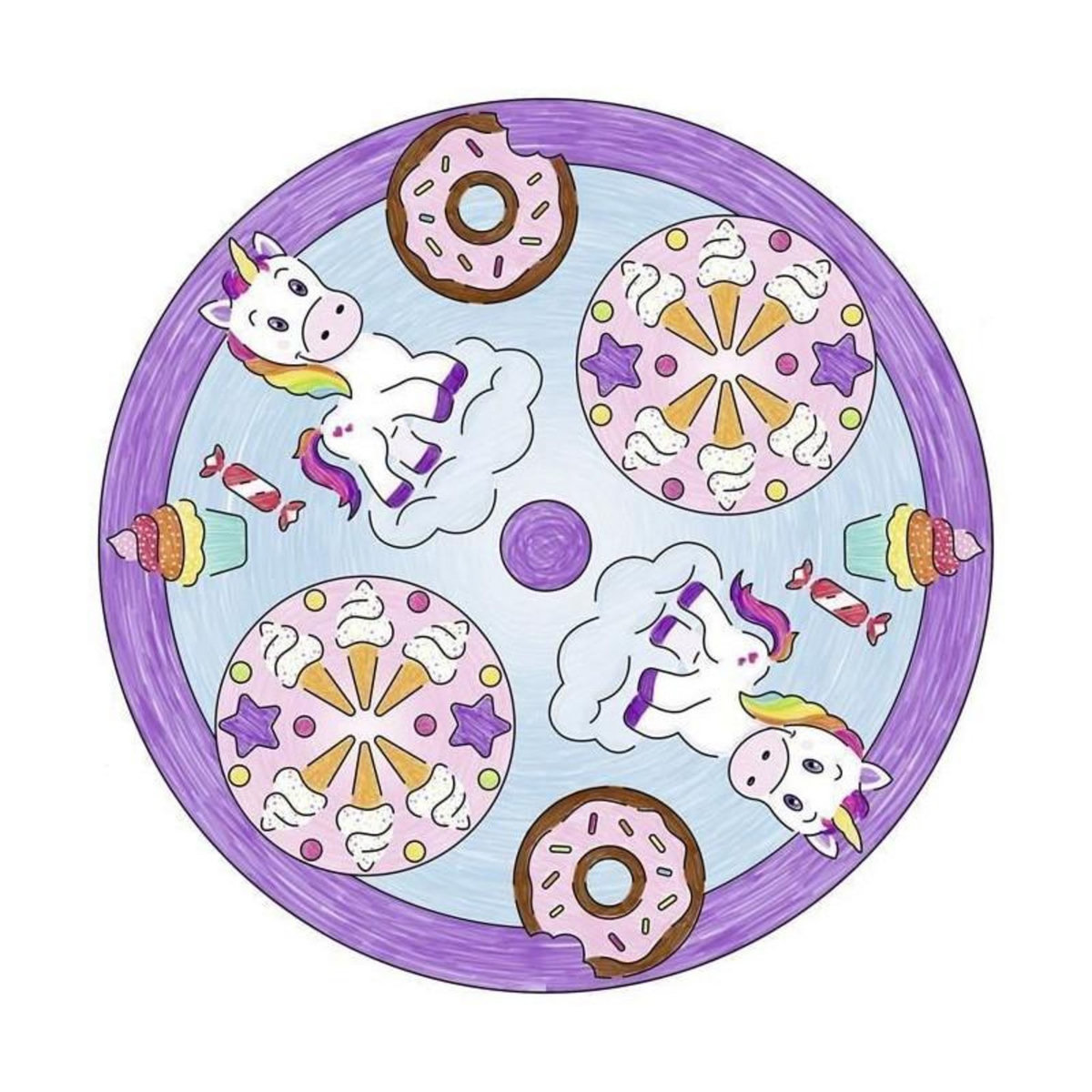 RAVENSBURGER Mandala - Unicorn