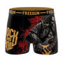 Voir la diapositive 3 : FREEGUN Lot de 4 boxers homme Heavy Rock