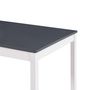 Voir la diapositive 4 : VIDAXL Table a manger Blanc et gris 180x90x73 cm Bois de pin