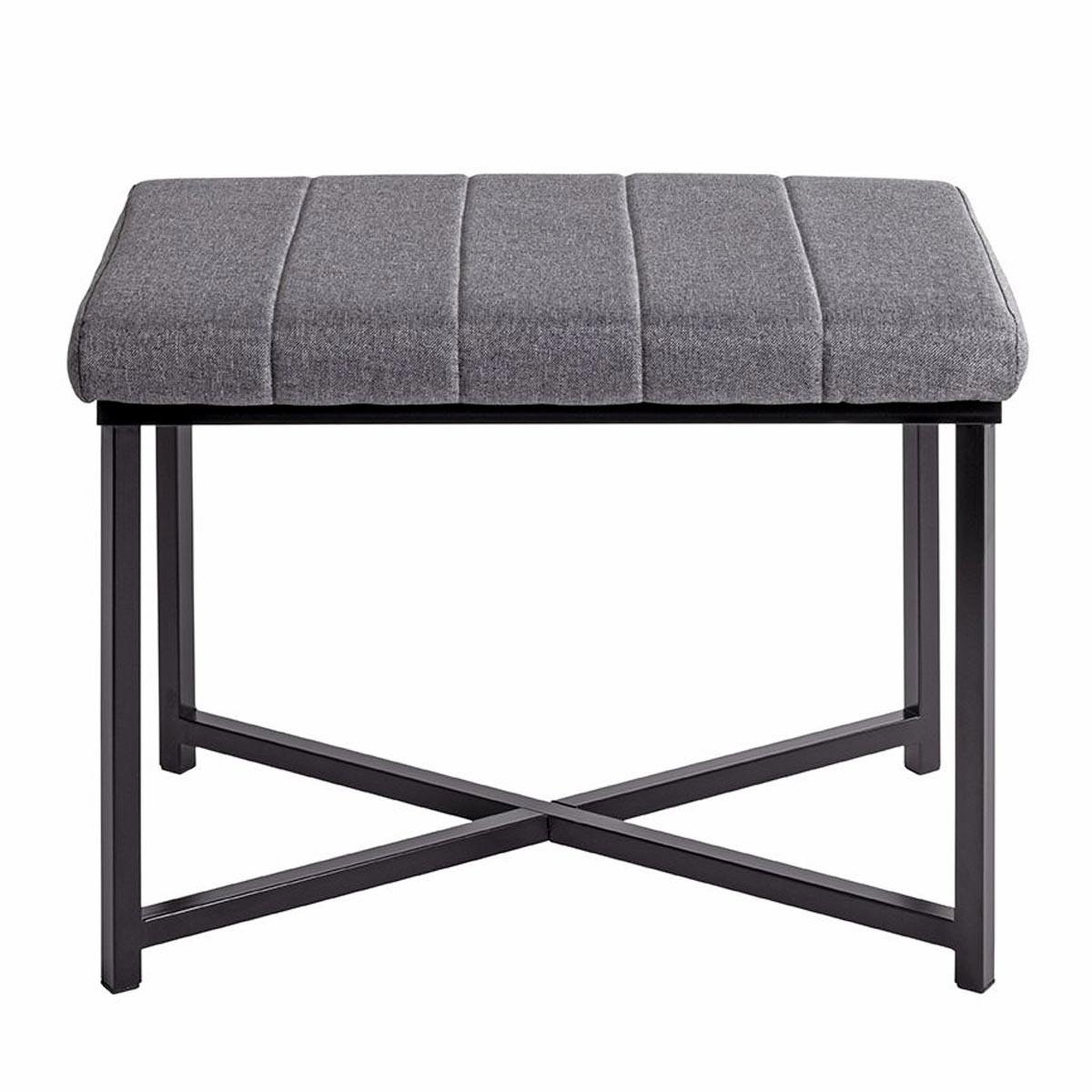 Voir la diapositive 2 : Paris Prix Banc design  elisabeth  59cm gris & noir