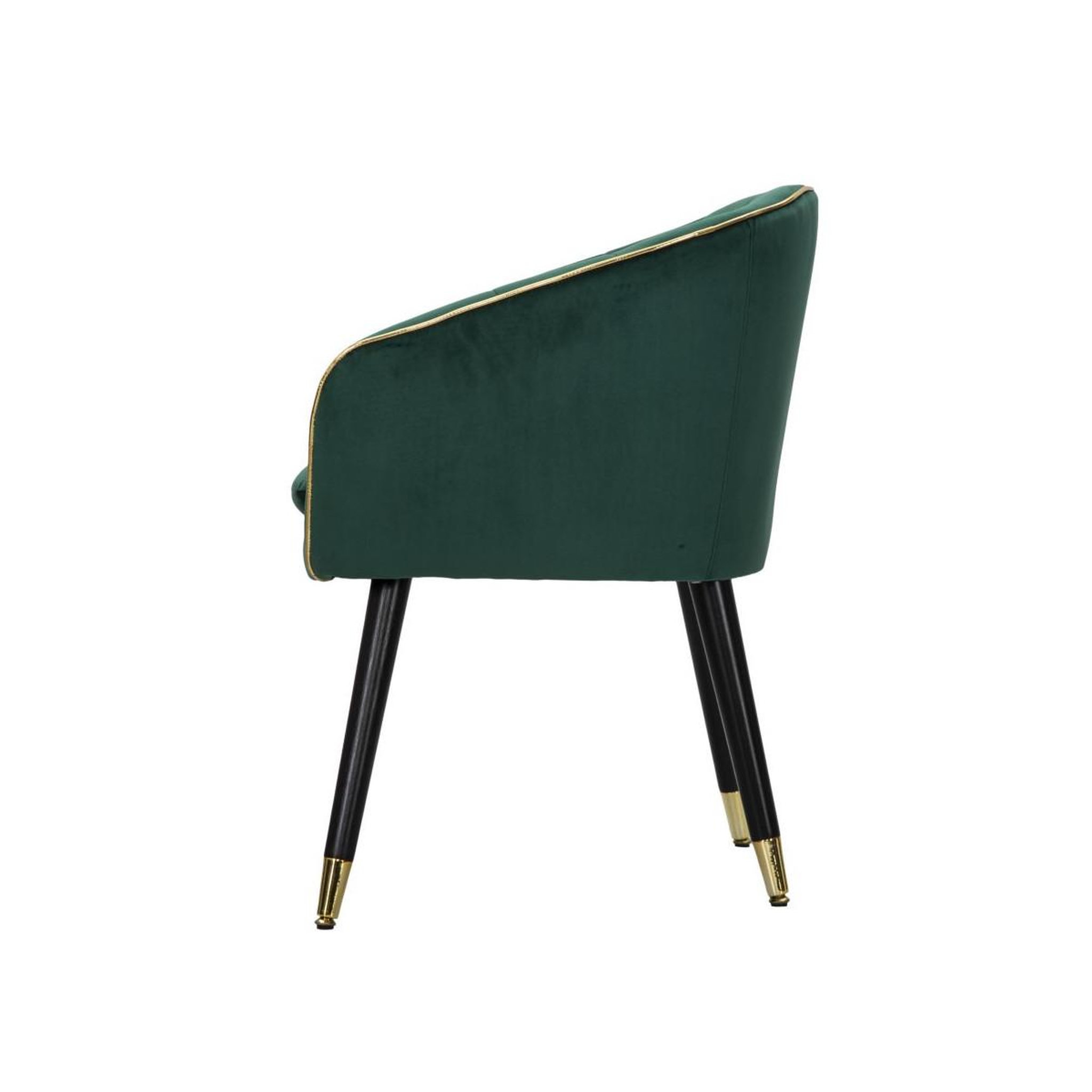 Voir la diapositive 4 : Paris Prix Fauteuil design en tissu  paris  78cm vert