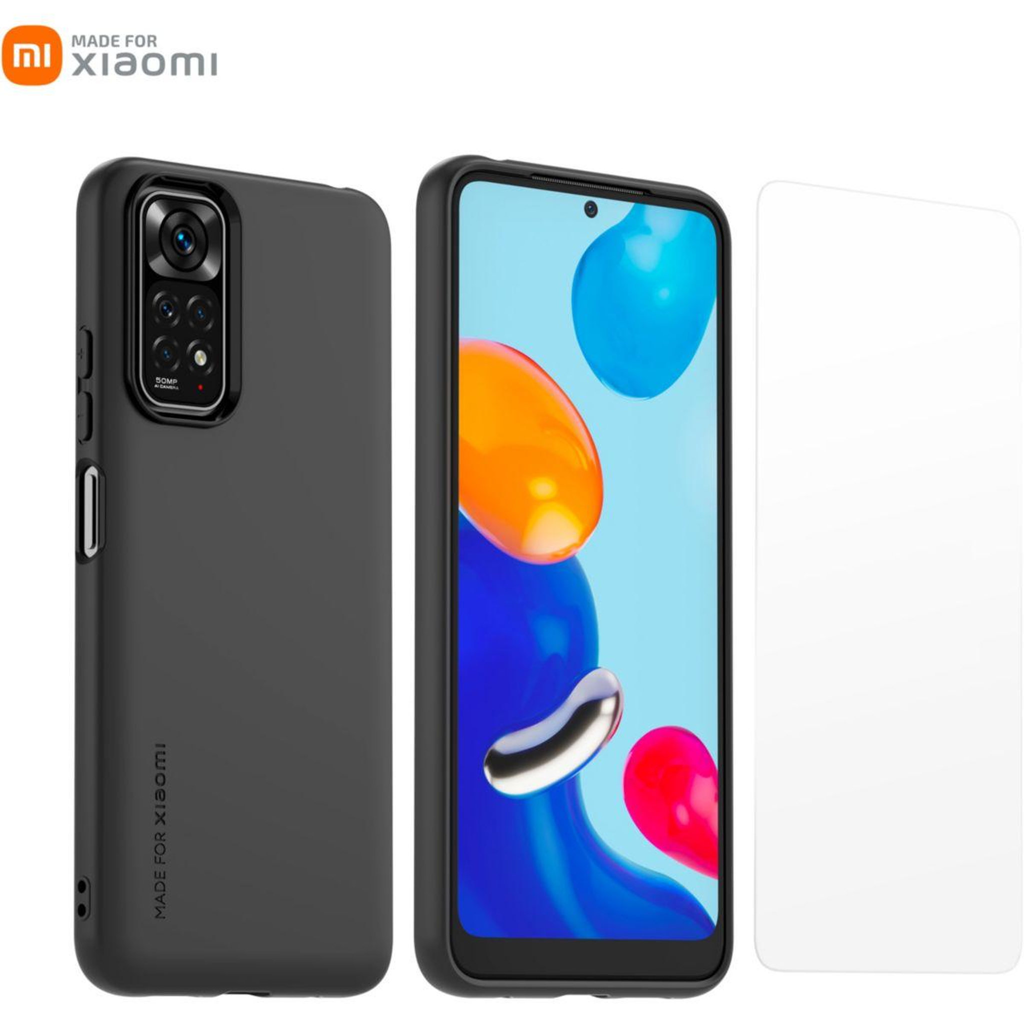 Voir la diapositive 3 : XIAOMI Pack Redmi Note 11/11S Coque + Verre trempe