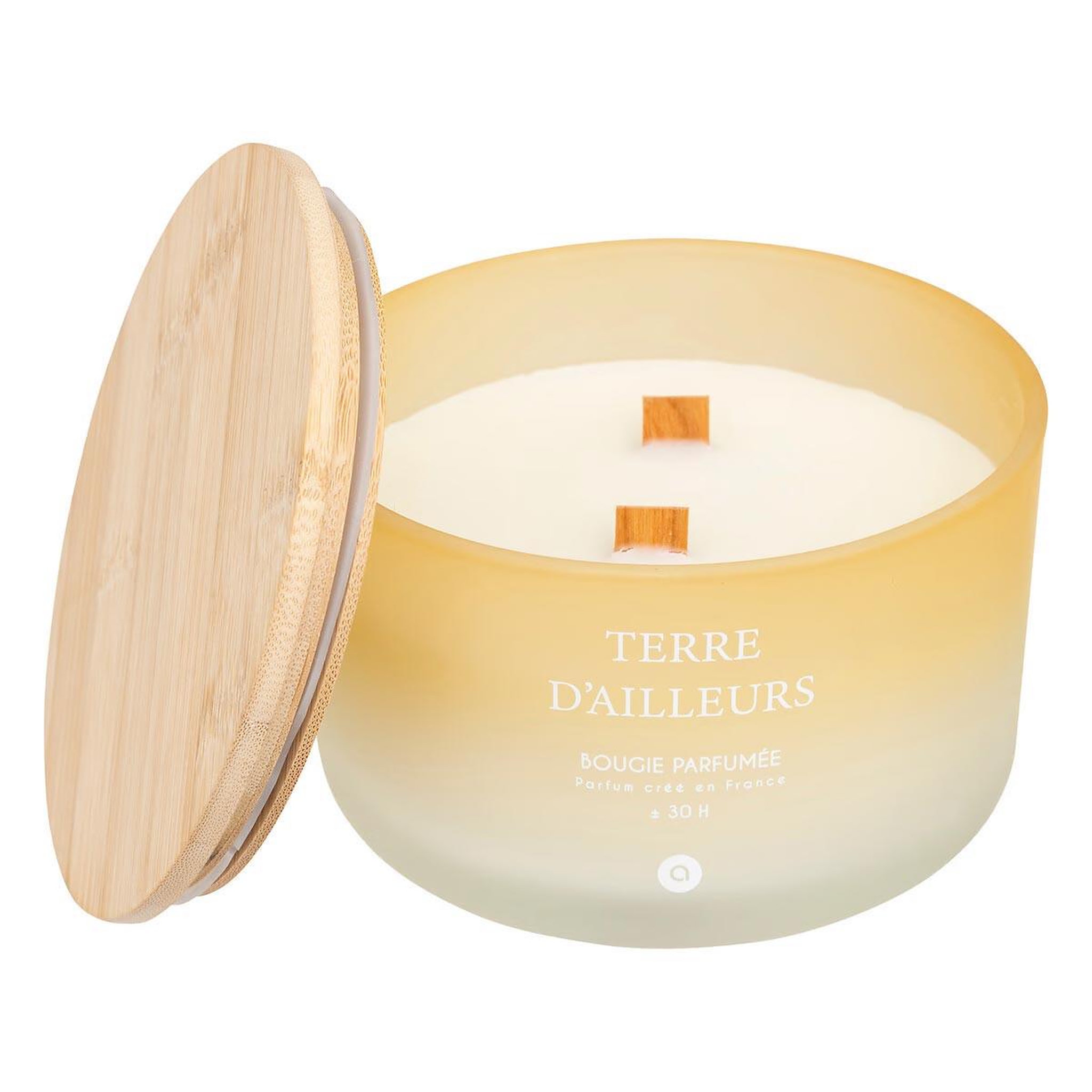 Voir la diapositive 2 : ATMOSPHERA Bougie parfumée en verre  sana  420g terre d'ailleurs