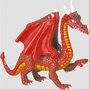 PLASTOY Dragon rouge