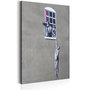 Voir la diapositive 1 : Paris Prix Tableau Imprimé  Well Hung Lover - Banksy