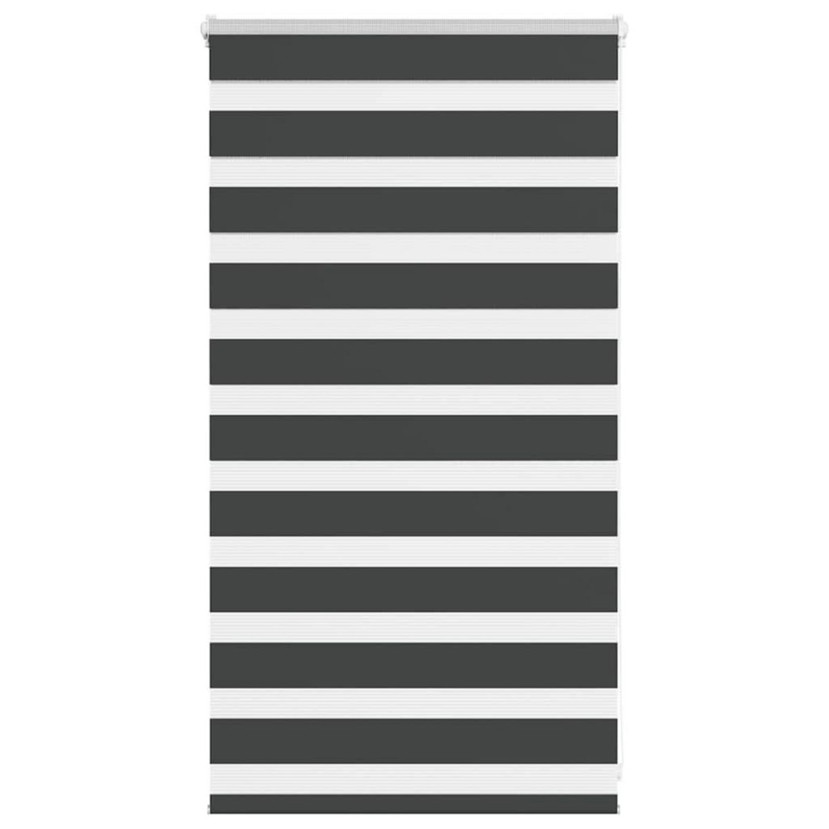 VIDAXL Store zebre noir 90x100 cm largeur du tissu 85,9 cm polyester