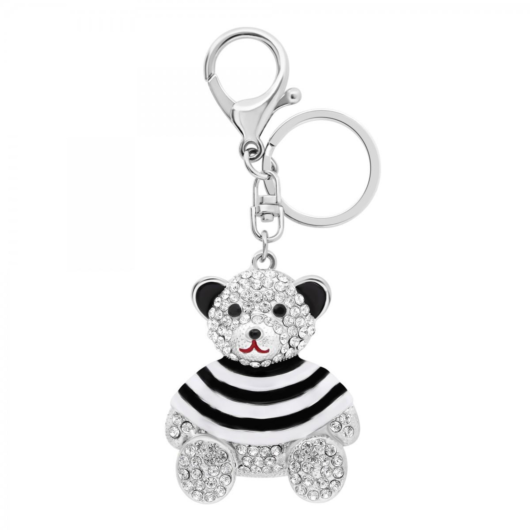 Voir la diapositive 2 : SC CRYSTAL Porte-clé ourson orné de zirconium