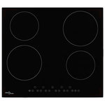 VIDAXL Plaque de cuisson Céramique 4 brûleurs Contrôle tactile 6000 W