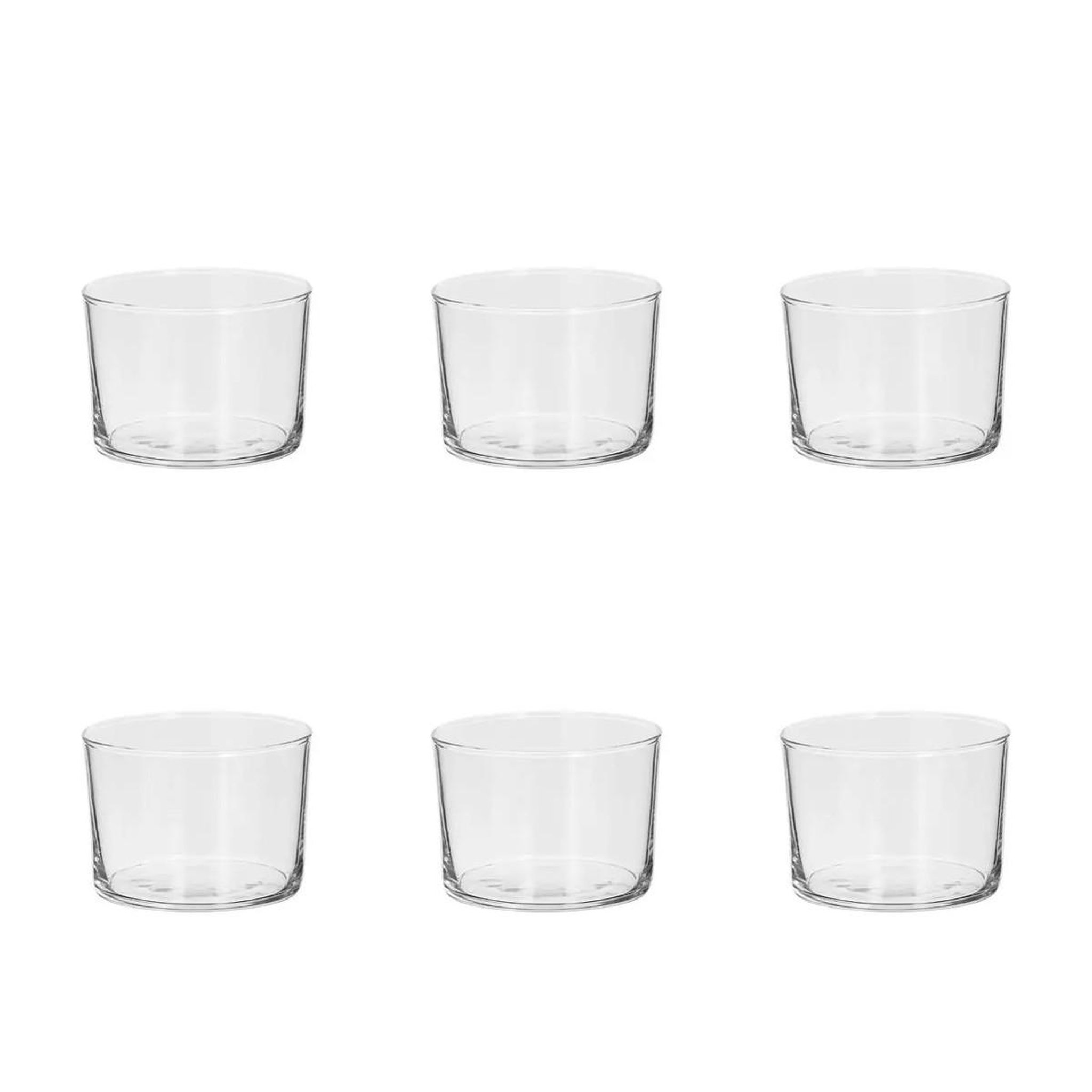 SECRET DE GOURMET Lot de 6 verres bas  bodeg'eau  24cl transparent