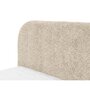Voir la diapositive 3 : BEST MOBILIER Orane - lit coffre - 140x200 cm - en tissu bouclette