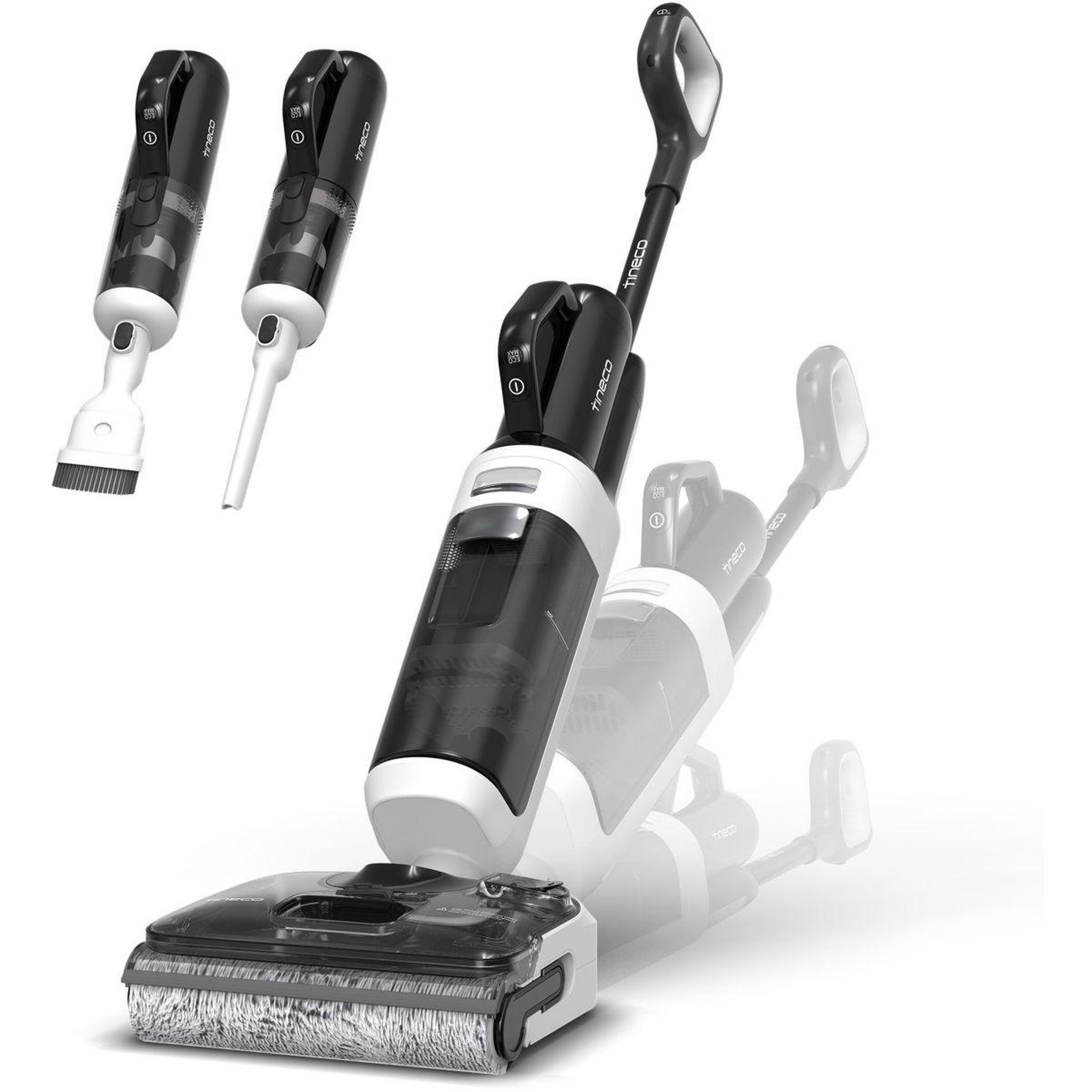 TINECO Aspirateur laveur floor one switch i5 stretch noir