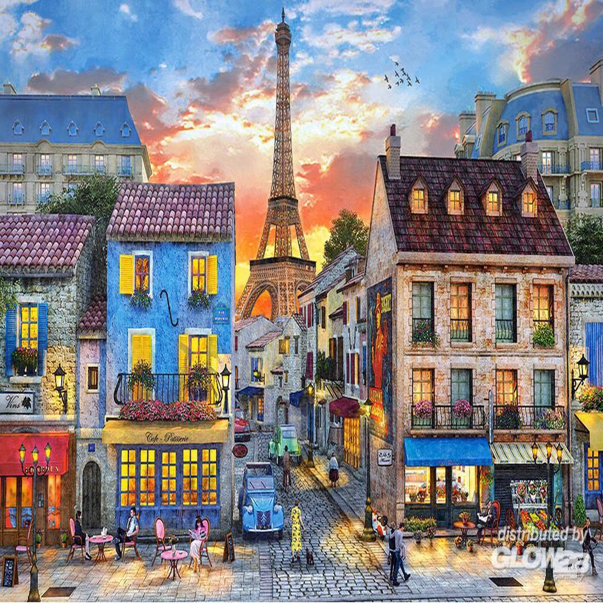 Voir la diapositive 4 : Castorland Puzzle 500 pièces : Rues de Paris