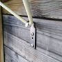 Voir la diapositive 3 : LINXOR Lot de 12 crochets inox + 24 vis pour piscine hors sol en bois