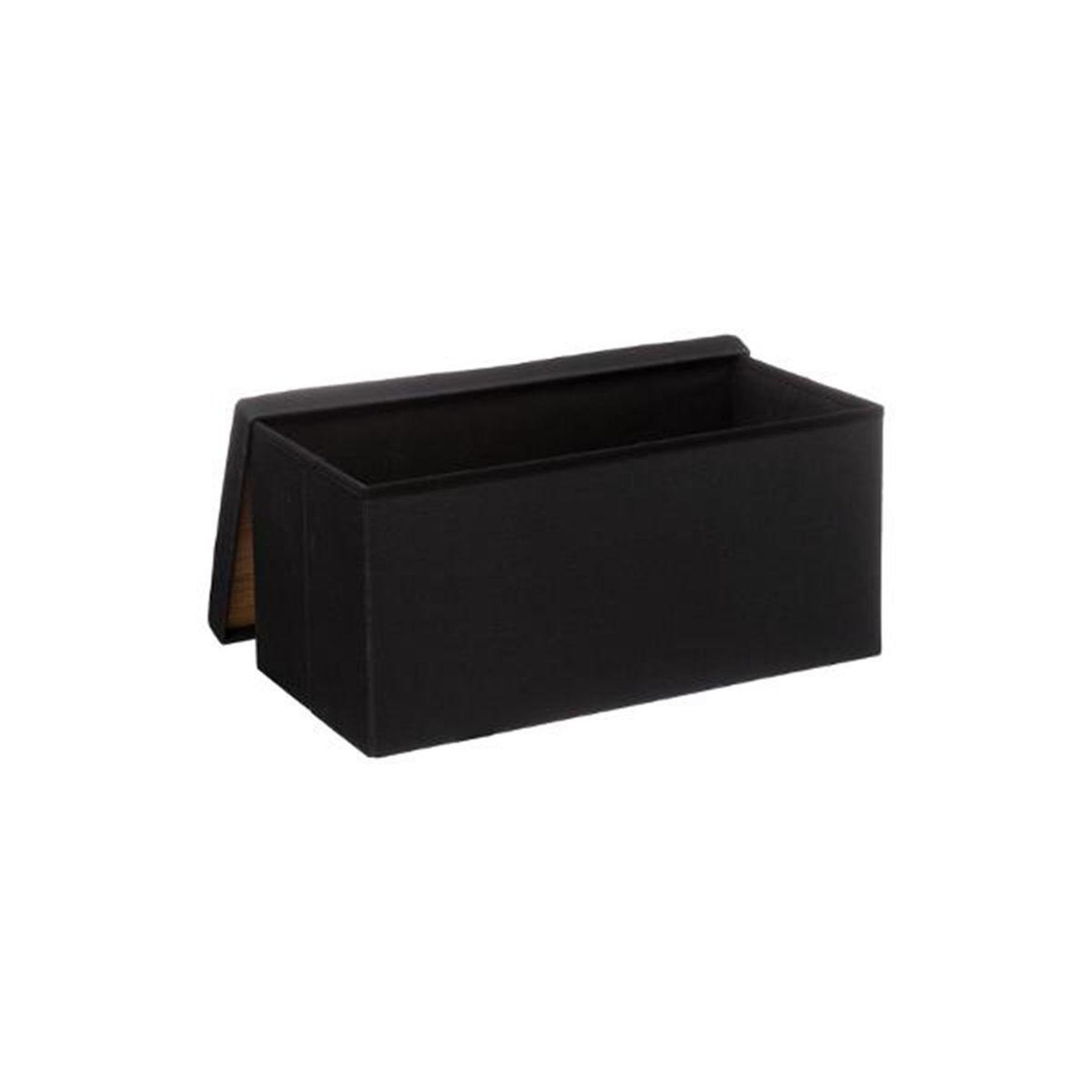 Voir la diapositive 3 : FIVE Pouf & rangement  classy  76cm noir